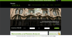 Desktop Screenshot of pensionarosa.com
